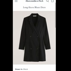 NWOT long sleeve short black Abercrombie blazer dress (or just blazer!)